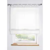 Bonprix Vouwgordijn in linnen look maat h/b: 130/80 cm