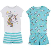 Bonprix Shortama van katoen (4-dlg. set) 128/134