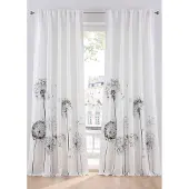 Bonprix Microvezel gordijn met bloemenprint (1 stuk) maat H/B: 225/140 cm
