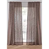 Bonprix Gordijn met structuur (2 stuks) maat H/B: 225/135 cm