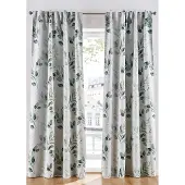 Bonprix Verduisterend gordijn met glanzende bloemenprint (1 stuk) maat H/B: 245/130 cm