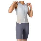 Castelli - Women's Free Sanremo Tri Suit Sleeveless - Fietspak L, grijs