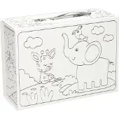 Wins Holland koffertje dierenprint kleurset voor kinderen - creatief speelgoed.