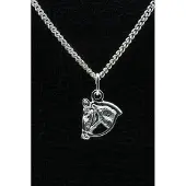 MOOYE ® - Collectie Zilveren Paardenhoofd ketting hanger