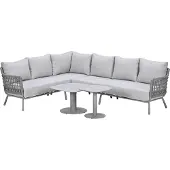 Garden Impressions Maud loungeset 6-delig - taupe
