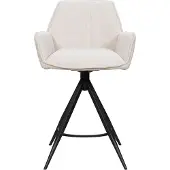 Giga Meubel Barstoel Noa Beige/Zwart