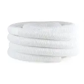 W'eau Zwembadslang 32 mm - 4 meter - Wit