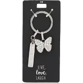 Depesche - Glamour sleutelhanger - mot. 016 - Live, love, laugh