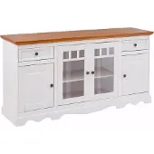 Loft 24 Melissa-Dressoir - 2 Glasdeuren 2-laden 2-deuren