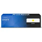 PrintAbout Huismerk Canon 075H Y Toner Geel Hoge capaciteit