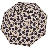 Doppler Fiber Magic Umbrella met bloemenprint, winddicht, beige