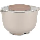 Mepal Beslagkom met spatdeksel Chef it - 3 l - Schaal - Magnetron- en vaatwasmachinebestendig - Bakspullen - Chalk