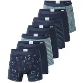 Schiesser Onderbroek '95/5' marine / jade groen