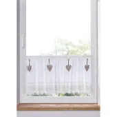 Bonprix Valletje van biologisch katoen met harten maat h/b: 45/120 cm