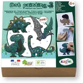Aladine Dot Painting Set - Dinosaurus schilderen voor kinderen.