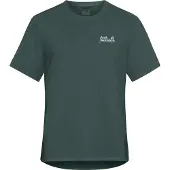 Jack Wolfskin T-Shirt Women Vonnan Graphic Outdoor Sago Palm-XL