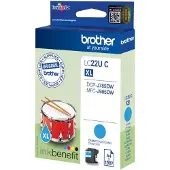 Brother LC-22UC XL Inktcartridge Cyaan Hoge capaciteit