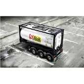 Italeri Modelbouwpakket Vrachtwagens - 3929 Technokar Trailer with 20’ FT Tankcontainer Plastic - 1:24 - Modelbouw