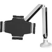 StarTech.com Bureau ondersteuning voor tablet - - Verstelbare arm - Staal - Wit - 9" tot 11"