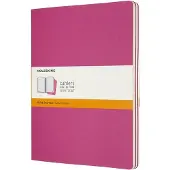 Moleskine Cahier Journals - Extra Large - Gelinieerd - Roze - set van 3