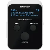 Technisat DIGITRADIO mobil 2 Zakradio VHF (FM), DAB+ Zwart, Wit