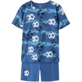 Name it Nachtkledij blauw / lichtblauw / zwart / wit