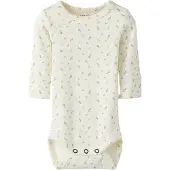 Lil´ Atelier Rompertje/body 'NBFGago' geel / donkergroen / rosa / wit