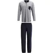 Ceceba Pyjama lang marine / navy / offwhite