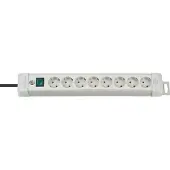 Brennenstuhl Premium-Line stekkerdoos 8-voudig lichtgrijs 3m H05VV-F 3G1,5