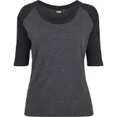 Urban Classics Shirt antraciet / zwart