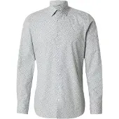 Olymp Overhemd 'Level 5' blauw / lichtblauw / groen / wit