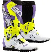Sidi Crossair HD Billy Bolt, laarzen ,Lila/Wit/Neon-Geel/Zwart ,45 EU