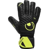 Uhlsport FM Supersoft HN Flex Frame Keepershandschoenen Zwart Neongeel