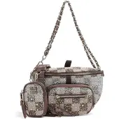 Steve madden Schoudertas 'Bmax-12' bruin / cappuccino