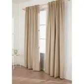 Bonprix Isolerend verduisterend thermogordijn met fluweelachtig oppervlak (1 stuk) maat H/B: 245/135 cm