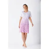 Hajo nachthemd roze confetti | Maat 48/50