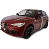 Bburago Alfa Romeo Stelvio 1:24 Metaal Modelauto Rood