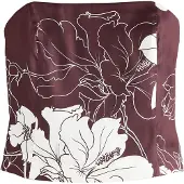 Next Top bordeaux / wit