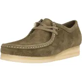Clarks Veterschoen 'Wallabee' olijfgroen