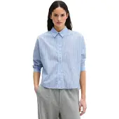 Marc O'Polo Blouse lichtblauw / donkerblauw