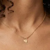 Yoursurprise Initialen ketting - Hart - Goud - 1 st