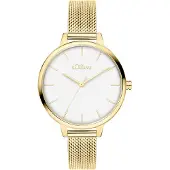 s.Oliver Analoog horloge goud