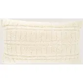 Zusss Kussen Patroon 60X40cm 100% Katoen Off White