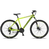 Umit Mirage - Hardtail Mountainbike 29 Inch - 50 cm - Unisex - 21V - Hydraulische schijfrem - Lime/Zwart