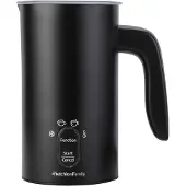 Melchioni 118360031, Draadloze elektrische melkschuimer, Zwart, 300 ml, AC, 500 W, 50 Hz