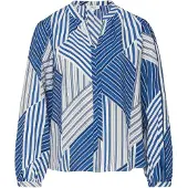 s.Oliver Blouse kobaltblauw / zwart / wit
