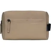Rains Toilettas Unisex Wash Bag Zip W3 Beige