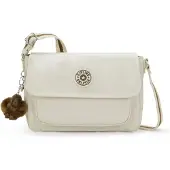 Kipling Schoudertas 'Dalma' bruin / offwhite