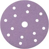 Smirdex 740 G150 Self-adhesive Paper Disc 150 Mm 100 Units Paars