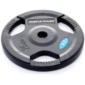 Muscle Power Rubberen Halterschijf - 50 mm - 25 kg